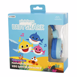 OTL Technologies Baby Shark Cuffie Cablato A Padiglione MUSICA Blu - Vista aggiuntiva 4