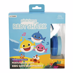 OTL Technologies Baby Shark Cuffie Cablato A Padiglione MUSICA Blu - Vista aggiuntiva 5