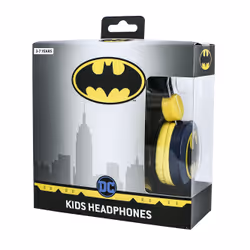 OTL Technologies DC Comics Batman Caped Crusader Cuffie Cablato A Padiglione MUSICA Blu - Vista aggiuntiva 4