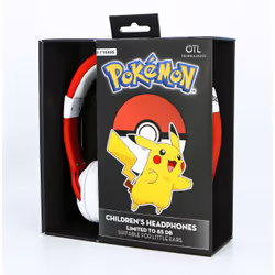 OTL Technologies Pokémon Pokéball Cuffie Cablato A Padiglione MUSICA Nero, Rosso, Bianco - Vista aggiuntiva 6