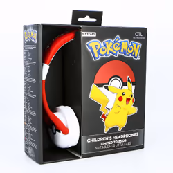 OTL Technologies Pokémon Pokéball Cuffie Cablato A Padiglione MUSICA Nero, Rosso, Bianco - Vista aggiuntiva 7