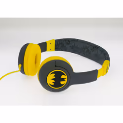 OTL Technologies DC Comics Bat signal Cuffie Cablato A Padiglione MUSICA Nero, Giallo - Vista aggiuntiva 4