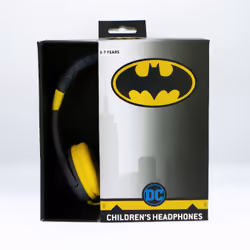 OTL Technologies DC Comics Bat signal Cuffie Cablato A Padiglione MUSICA Nero, Giallo - Vista aggiuntiva 5
