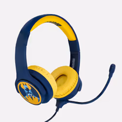 OTL Technologies Batman Blue Kids Interactive Auricolare Cablato A Padiglione Gaming Nero, Blu - Vista aggiuntiva 7