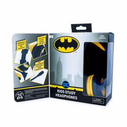 OTL Technologies Batman Blue Kids Interactive Auricolare Cablato A Padiglione Gaming Nero, Blu - Vista aggiuntiva 8