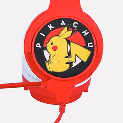 OTL Technologies Pokémon Pikachu Cuffie Cablato A Padiglione Gaming Rosso, Bianco - Vista aggiuntiva 5