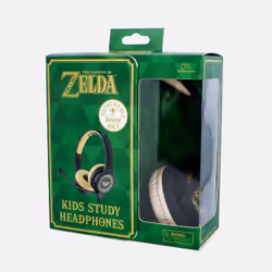 OTL Technologies Nintendo Zelda Crest Auricolare Cablato A Padiglione Gaming Marrone, Grigio - Vista aggiuntiva 8