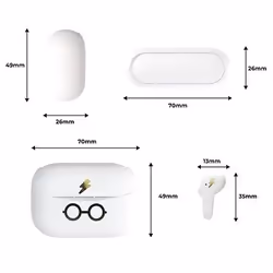 OTL Technologies Harry Potter Cuffie Wireless In-ear Musica e Chiamate Bluetooth Bianco - Vista aggiuntiva 8