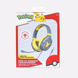 OTL Technologies Pokémon PK0862 cuffia e auricolare Cuffie Cablato A Padiglione Gaming Grigio, Giallo - Vista aggiuntiva 7