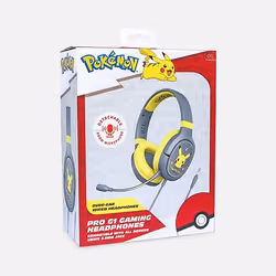 OTL Technologies Pokémon PK0862 cuffia e auricolare Cuffie Cablato A Padiglione Gaming Grigio, Giallo - Vista aggiuntiva 8