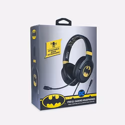 OTL Technologies DC Comics Batman Pro G1 Cuffie Cablato A Padiglione Gaming Nero, Oro - Vista aggiuntiva 8