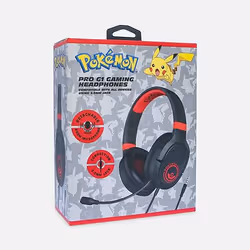OTL Technologies Pokémon PK0879 cuffia e auricolare Cuffie Cablato A Padiglione Gaming Nero, Rosso - Vista aggiuntiva 7