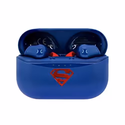 OTL Technologies DC Comics Superman Cuffie Wireless In-ear Musica e Chiamate Bluetooth Blu - Vista aggiuntiva 4