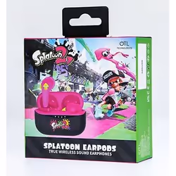OTL Technologies Nintendo Spatoon 2 Cuffie Wireless In-ear Musica e Chiamate Bluetooth Nero, Rosso - Vista aggiuntiva 5