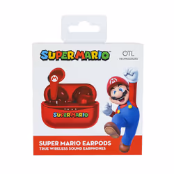 OTL Technologies Super Mario Cuffie Wireless In-ear Musica e Chiamate Bluetooth Rosso - Vista aggiuntiva 8