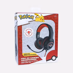 OTL Technologies Pokémon PK0904 cuffia e auricolare Cuffie Cablato A Padiglione Gaming Nero, Rosso - Vista aggiuntiva 8