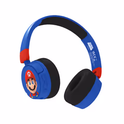 OTL Technologies Super Mario SM1001 cuffia e auricolare Con cavo e senza cavo A Padiglione Gaming USB tipo-C Bluetooth Blu, Rosso - Vista aggiuntiva 4