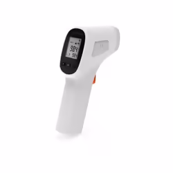 Motorola TE-93, Termometro a rilevamento remoto, Bianco, Fronte, Pulsanti, °C, °F, Temperatura corporea