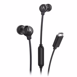 Motorola EARBUDS3CS, Cablato, Musica e Chiamate, Auricolare, Nero