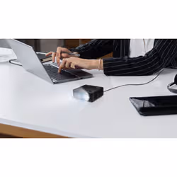 Optoma ML750i Proiettore a raggio standard 450 ANSI lumen DLP WXGA (1200x800) Compatibilità 3D Nero - Vista aggiuntiva 7