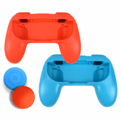 Maxx Tech MXT-GRIPKIT, Nintendo Switch, Presa per controller, Blu, Rosso, 4 pz, 152 mm, 68 mm
