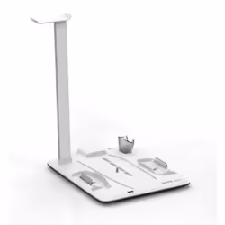 Maxx Tech MXT-DLX&LEDSL-PS5, Stand, PlayStation 5, Nero, Bianco, Multi, 342 mm, 58 mm