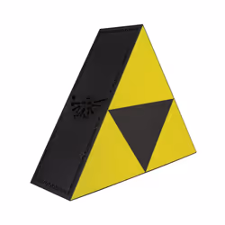 Paladone Tri-Force, Figura luminosa decorativa, Nero, Giallo