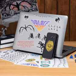 Paladone Stranger Things Gadget Decals sticker decorativi Vinile Multicolore 134 pz