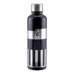 Paladone Darth Vader Lightsaber Metal Water Bottle Uso quotidiano 500 ml Acciaio inox Nero, Argento - Vista aggiuntiva 3