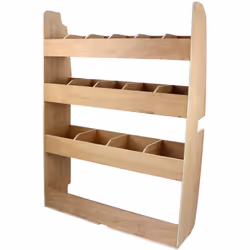Utilizza e organizza lo spazio del tuo furgone con questo scaffale in compensato di Monster Racking, così potrai trovare senz ...