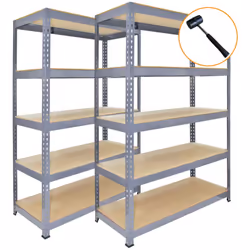 Scaffali e banchi Q-Rax della gamma Monster Racking di Monster Shop, perfetti per il tuo garage, magazzino, serra o officina ...