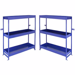 Organizza e riordina il tuo van con questi 2 scaffali Lightning di Monster Racking Con mensole regolabili, questi scaffali en ...