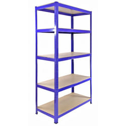 Monster Racking - Scaffale da Garage ad Incastro T-Rax Scaffali per Garage Scaffalature Officina in Acciaio e mdf Senza Bulloni Mensole per Garage