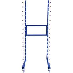 Monster Shop - Carrello Combinato Blu per Asciugatura Vernice Spray, Eco-Compatibile per Falegnameria e Bricolage, con 4 Ruote Girevoli a 360 Gradi,