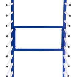 Connettore per Carrello Asciugature Vernici combinato Kit di giunzione a 2 vie acciaio verniciato a polvere blu Officina industriale di verniciatura