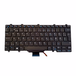 Origin Storage KB-5DGN5, Tastiera, Danese, tastiera retroilluminata, DELL, Dell Latitude E7250