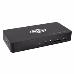 Origin Storage OSDOCK-T4K15 replicatore di porte e docking station per laptop USB 3.2 Gen 2 (3.1 Gen 2) Type-C Nero - Vista aggiuntiva 2