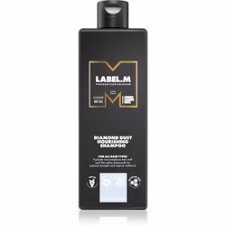 Lo shampoo label.m Diamond Dust deterge efficacemente il cuoio capelluto, lava accuratamente i capelli e ne ripristina la nat ...