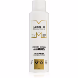 Di’ addio una volta per tutte ai capelli crespi. Lo spray volumizzante label.m Fashion Edition aggiungerà volume anche ai cap ...