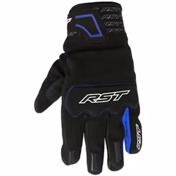 RST Rider Guanti da moto, nero-blu, dimensione S per uomo