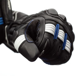 RST Pilot Guanti da moto, nero-blu, dimensione 2XL per uomo