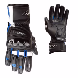 RST Pilot Guanti da moto, nero-blu, dimensione 2XL per uomo