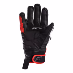 RST Freestyle II Guanti da moto, nero-bianco-rosso, dimensione 2XL per uomo