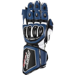 RST Tractech Evo 4 Guanti da moto, bianco-blu, dimensione 2XL per uomo