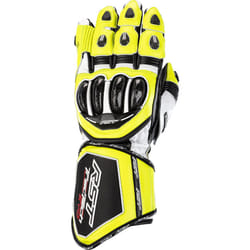 RST Tractech Evo 4 Guanti da moto, nero-giallo, dimensione XL per uomo