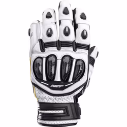 RST Tractech Evo 4 Short Guanti da moto, nero-bianco, dimensione XL per uomo