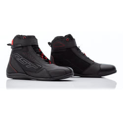 RST Frontier Scarpe da moto da donna, nero-rosso, dimensione 37 per donne