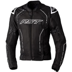 RST S1 Mesh Giacca tessile moto, nero-bianco, dimensione XS per uomo