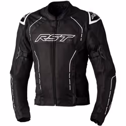 RST S1 Mesh Giacca tessile moto, nero-bianco, dimensione XL per uomo