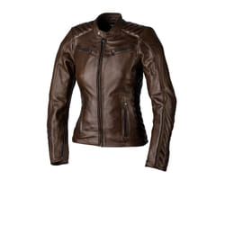 RST Roadster 3 Giacca di pelle moto da donna, marrone, dimensione M per donne